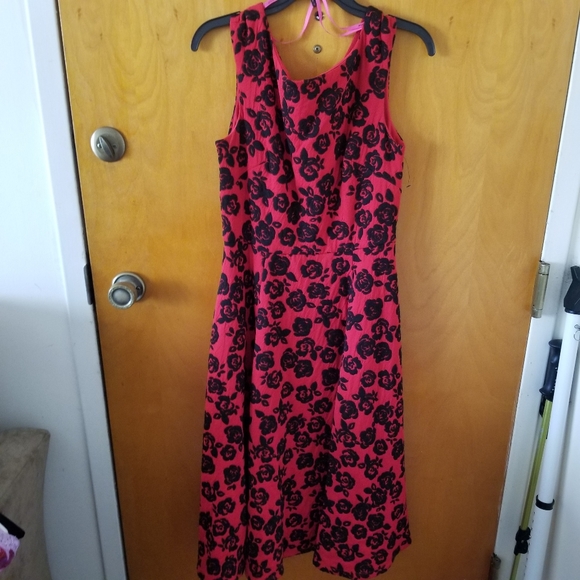 Betsey Johnson Knitted Flare Dress - Picture 1 of 6